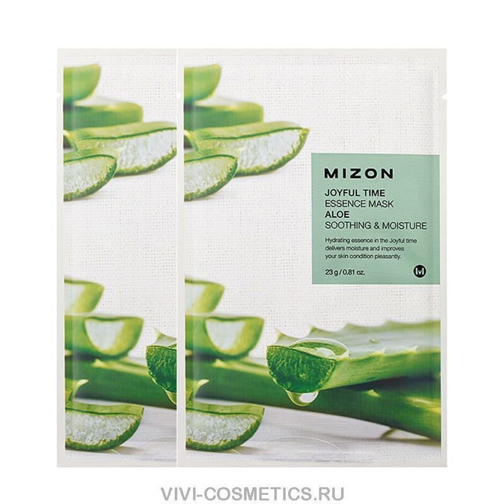 Тканевая маска с экстрактом алоэ MIZON Aloe Essence Mask