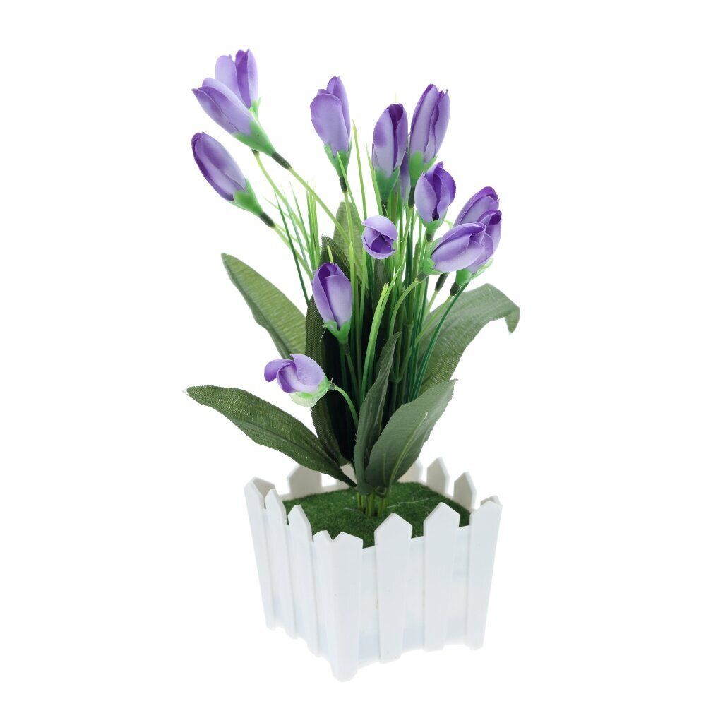 GAEM Цветочная композиция "Крокусы", L18 W18 H27 см