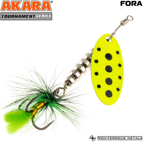 Блесна вращающаяся Akara Tournament Series Fora 4 16 гр. 4/7 oz. A40