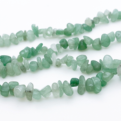 Авантюрин бусины, крошка 4-8 мм, цена за нить 38 см