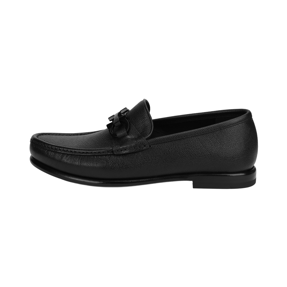 FERRAGAMO Crown Collection Men"s Casual Shoes Men"s Black