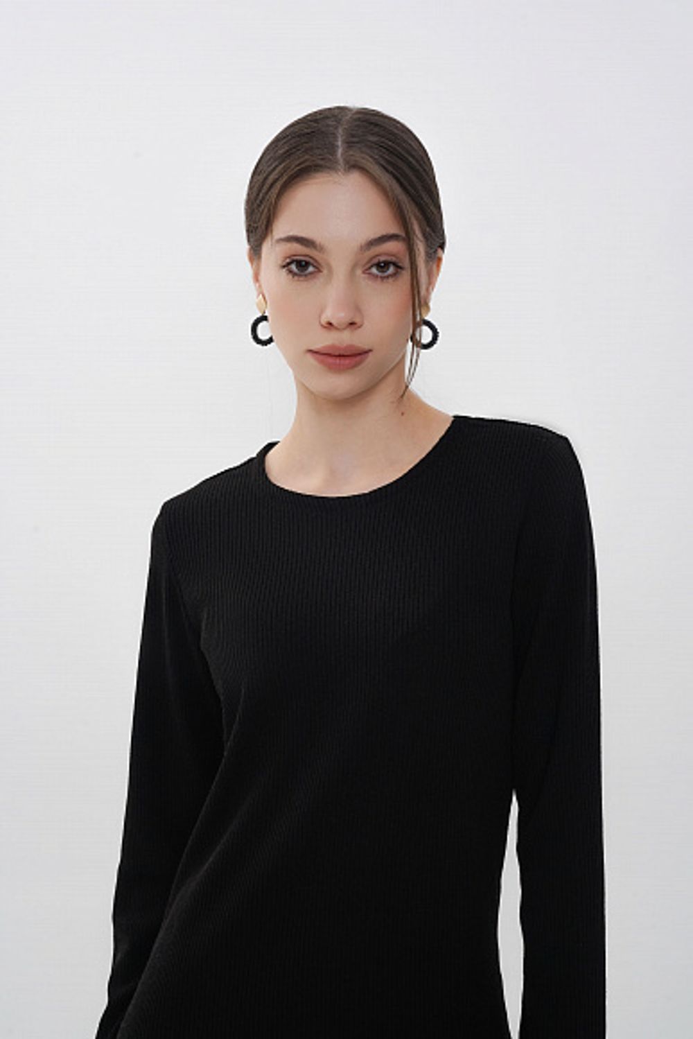 Платье-лапша макси Alexandra Talalay KD008 черное