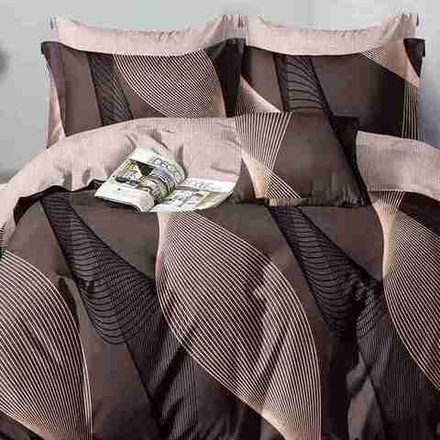 Комплект постельного белья "АВТ. 738", сатин, 100% хлопок, Россия. Пододеяльник на молнии!!!