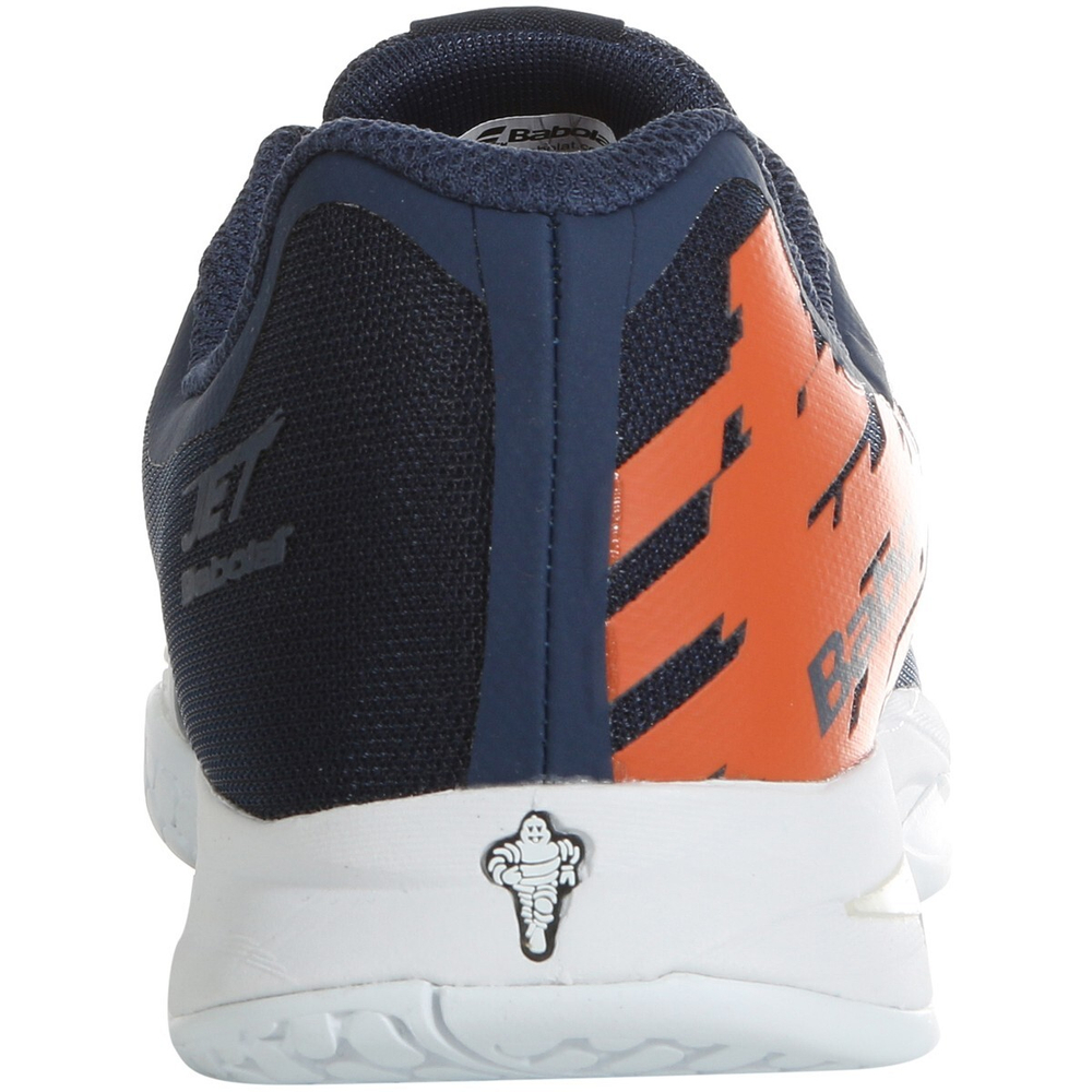 детские Кроссовки теннисные Babolat Jet All Court Junior - white/pureed pumpkin