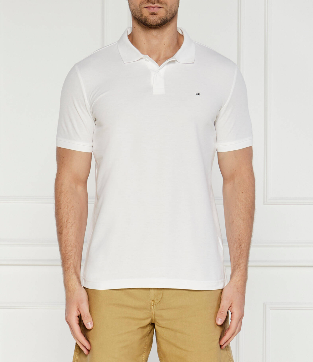 Поло PIQUE Calvin Klein - белый(K10K102964)