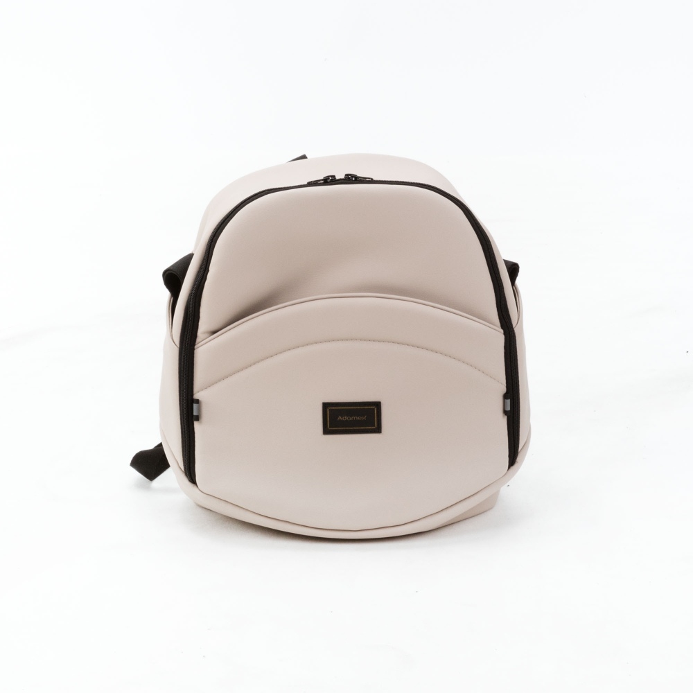 Десткая коляска Adamex Blanc Special Edition 2 в 1 BL-PS802 Светло-бежевый, бежевая экокожа