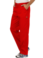 Брюки медицинские мужские Cherokee WW140 на молнии, винный, M