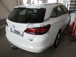 Фаркоп оцинкованный Galia O0618A для Opel Astra K универсал 2016-(паспорт и сертификат в комплекте)(без электрики)
