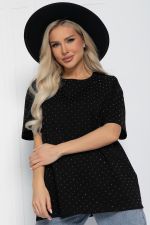 Блуза Альба (черная) Б12601-20 LT Collection