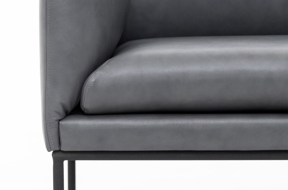 Диван трехместный ЛИРО, кожа