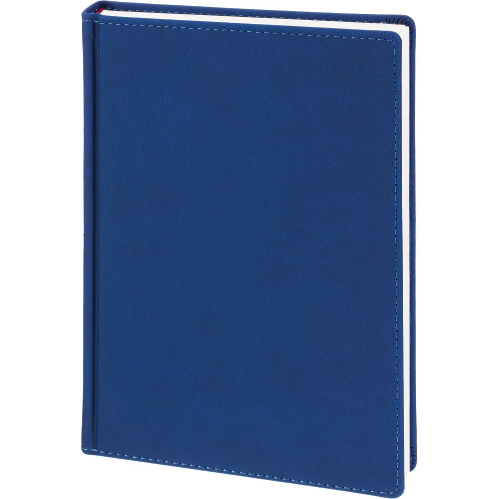 Ежедневник датированный 2026 А5+ VELVET синий 3-123/01