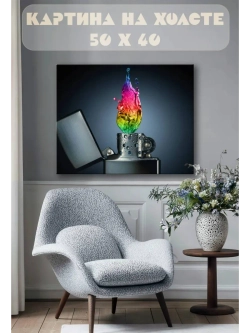 Картина на стену 40 X 50 Зажигалка