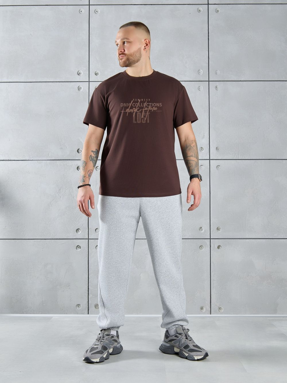 Фуфайка (футболка) мужская Арчи-2 Виотекс ШОКОЛАДНЫЙ