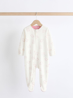 Комбинезон / Cлип для малышей Next N74-893, 3 шт., Белый, Розовый