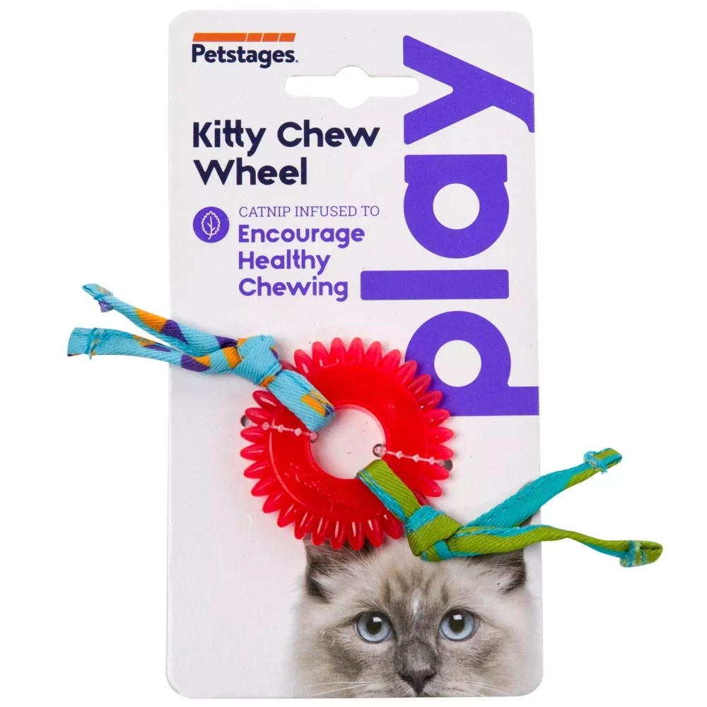 PETSTAGES Dental Игрушка для кошек ОРКА колесико