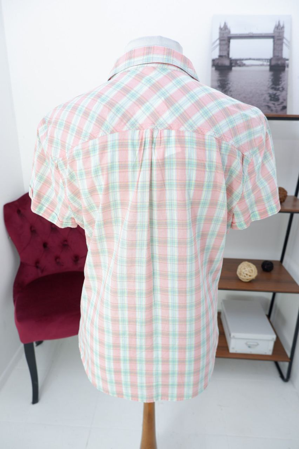 Блузка Defacto хлопковая в клетку 52 размер