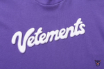 Футболка Vetements "Sweet Logo" фиолетовая