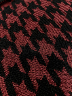 Шарф Ш520-07/16 черный/бордовый