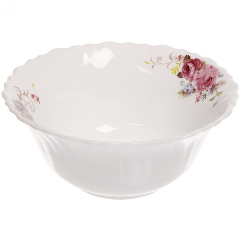 Салатник «Цветочная фантазия» 500мл 12,7*5см стеклокерамика