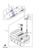 Груша для топливного шланга Yamaha (оригинальный арт. 6Y1243600200)
