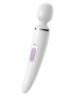 Белый вибратор Satisfyer Wand-er Woman