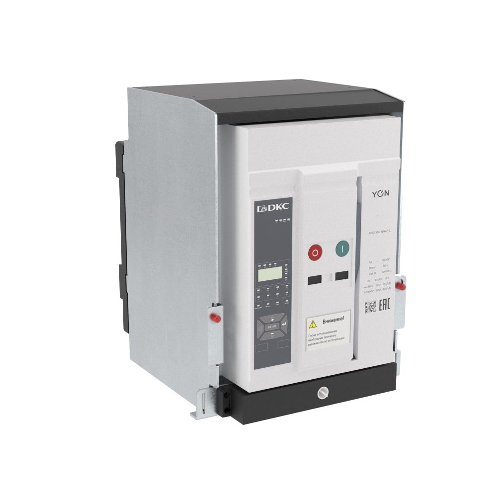 Воздушный автоматический выключатель YON pro ANX08N 3P 800 А 66 кА, типоразмер S, расцепитель ETH, выкатной, горизонтальное подключение, управление 220 В AC