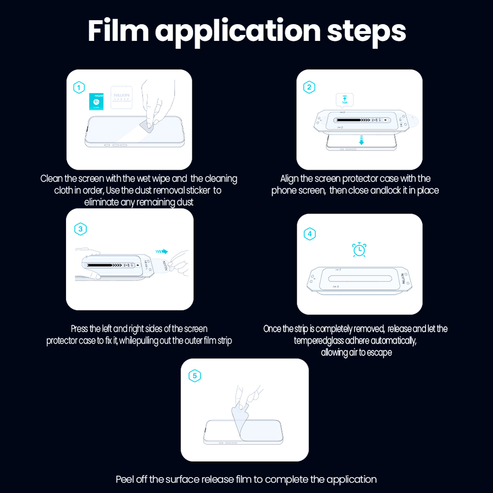 Стекло "Антишпион" от Nillkin для смартфона iPhone 17, серия Guardian Privacy Tempered Glass Screen Proetector