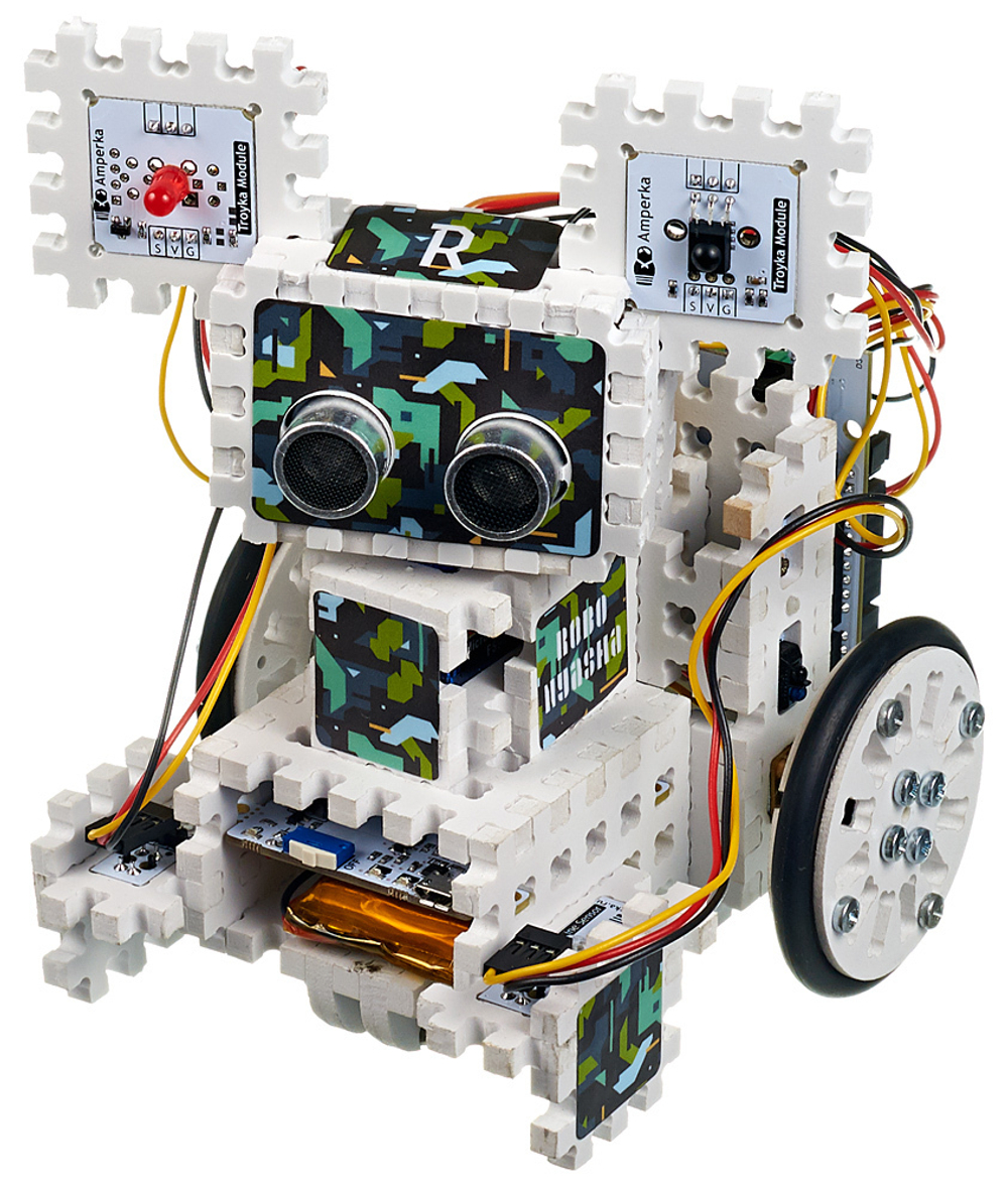 Конструктор электронный Амперка «Робоняша» — дополнение набора «Йодо»