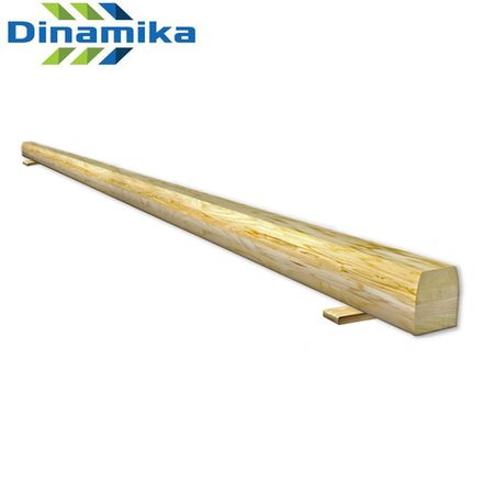 Бревно гимнастическое 5 м (на низких опорах дерево)