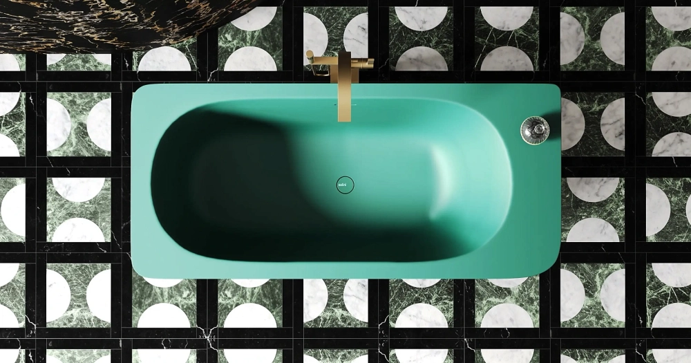 Ванна NINFEA 180x82 матовая покраска RAL полностью