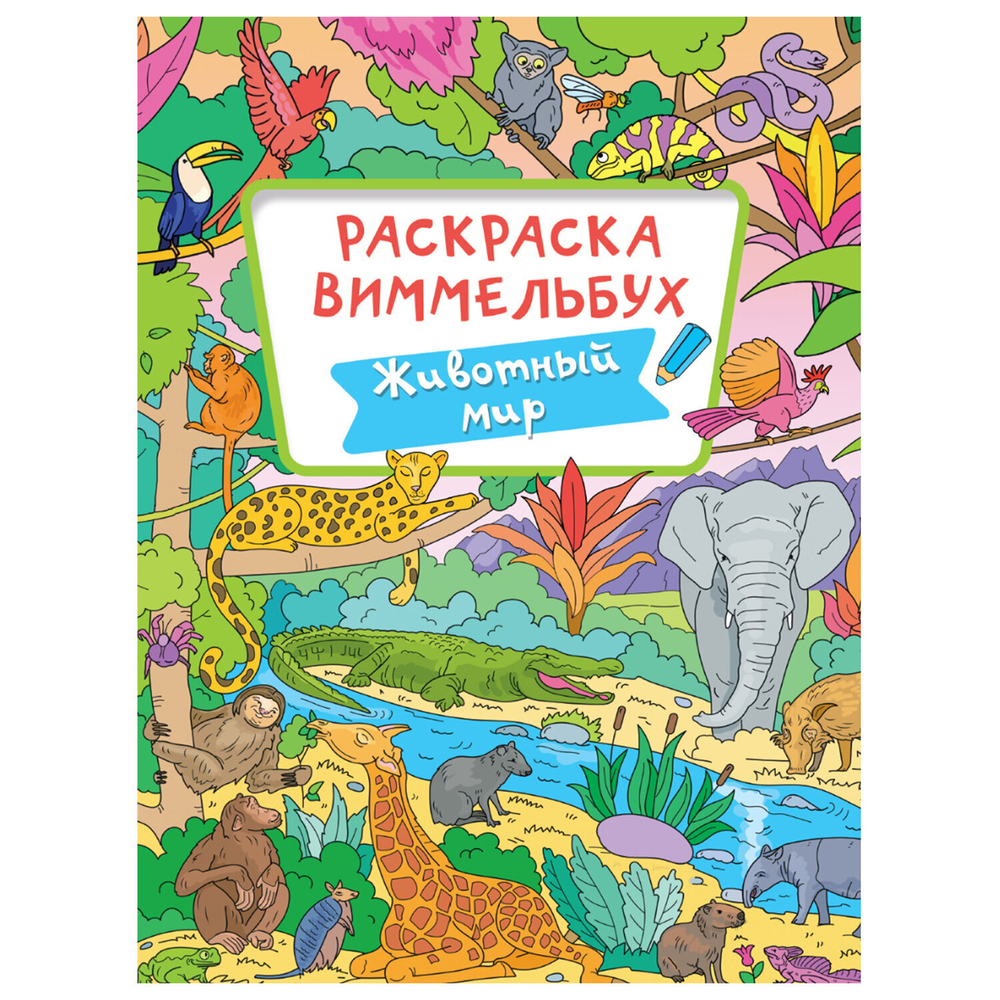 Книжка-раскраска ВИММЕЛЬБУХ, АССОРТИ дизайнов, 235х330 мм, 16 стр., PROF-PRESS