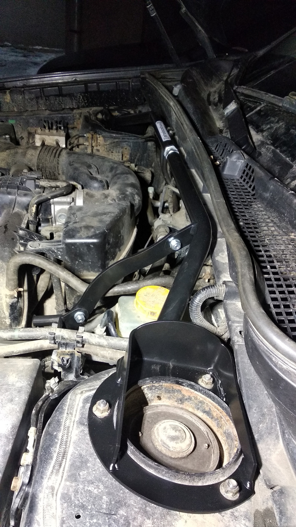Пластина соединительная Упора ГТЦ и распорки Subaru Forester 3 (SH) и Subaru Impreza (GH)