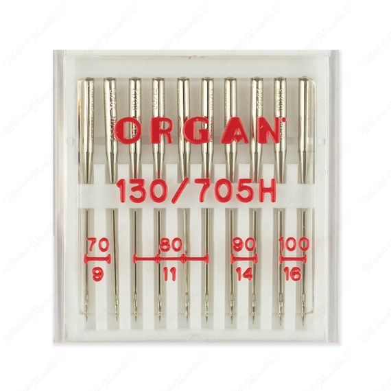 Иглы стандарт №№ 70(2),80(4),90(2),100(2), Organ