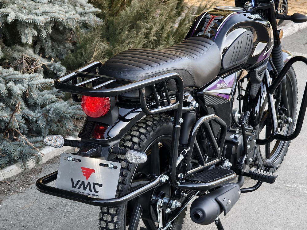 Мопед VMC NOVA CM48Q(110cc) R1100 черный-фиолетовый