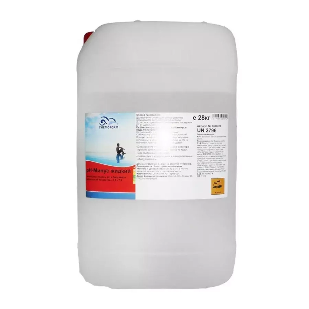 Chemoform pH-Mинус жидкое средство для понижения pH, канистра 28кг