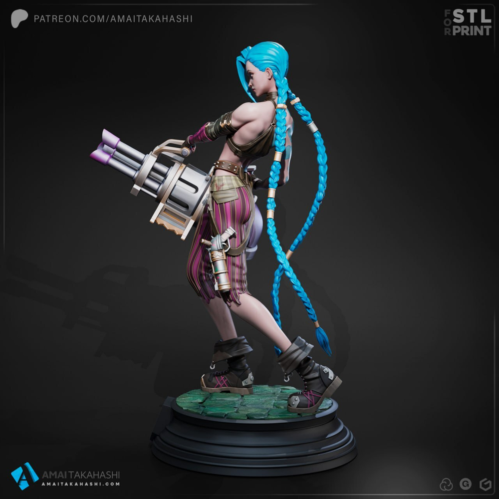 Фигуркаел Джинкс Лига легенд Jinx League of Legends