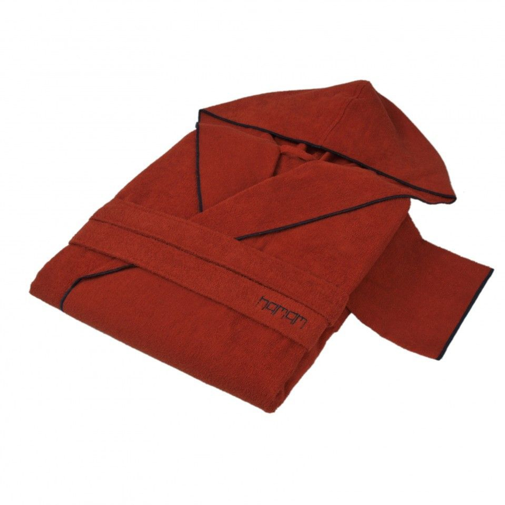 Халат махровый Hamam Meyzer Contrast красный Турция