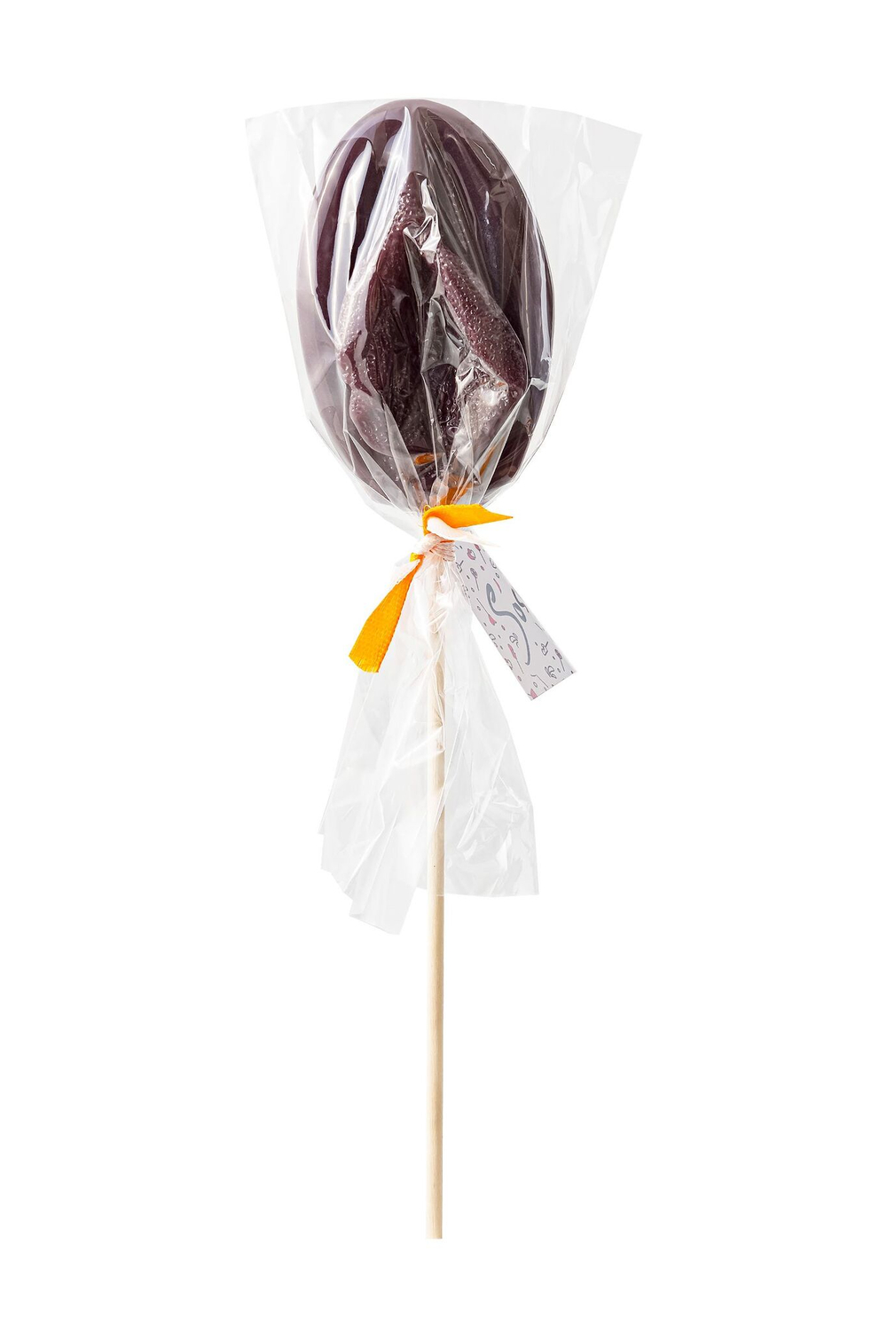 Леденец в форме вагины со вкусом виски и колы - 50 гр. (Цвет: черный)