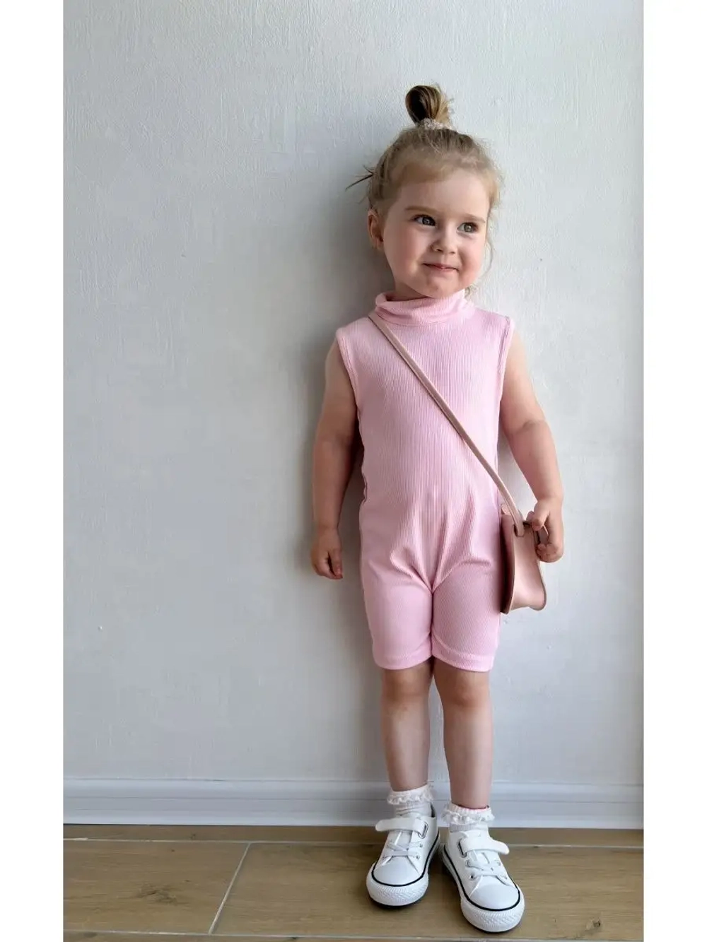 Комбинезон летний в рубчик