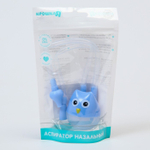 6913467 Аспиратор назальный с отводной трубкой "Совушка", цвет голубой