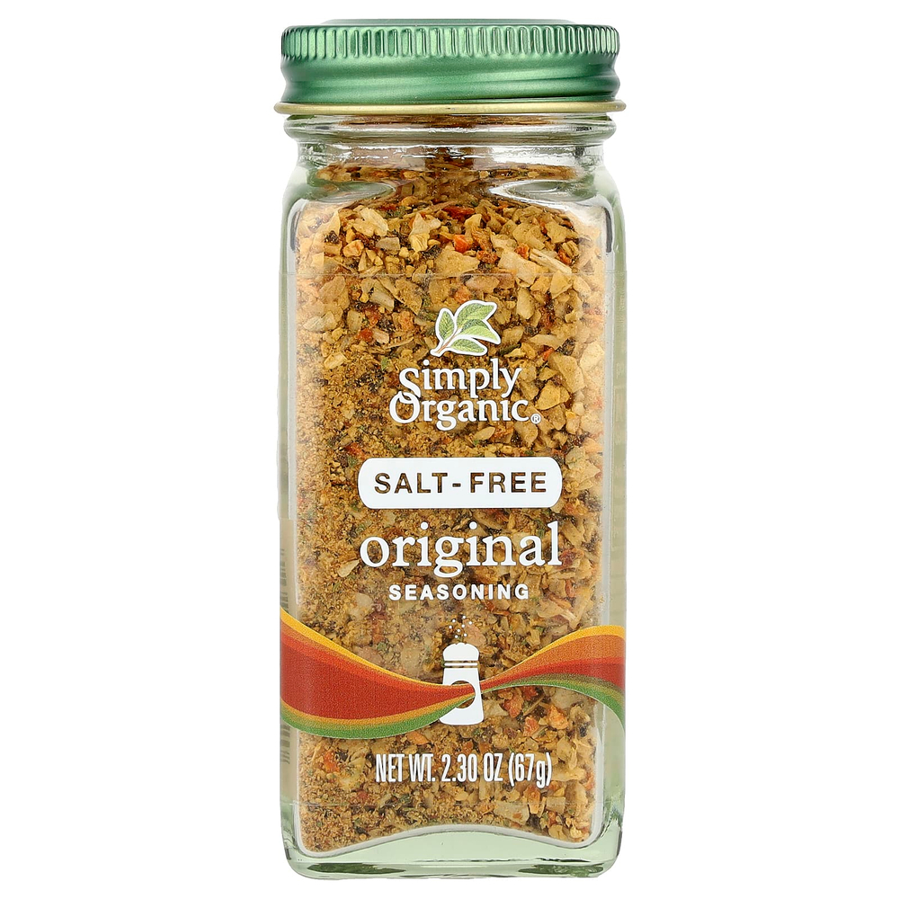 Simply Organic, оригинальная приправа, без соли, 67 г (2,30 унции)