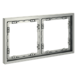 Рамка пластиковая VOLTUM S70 на 2 поста, (сталь)