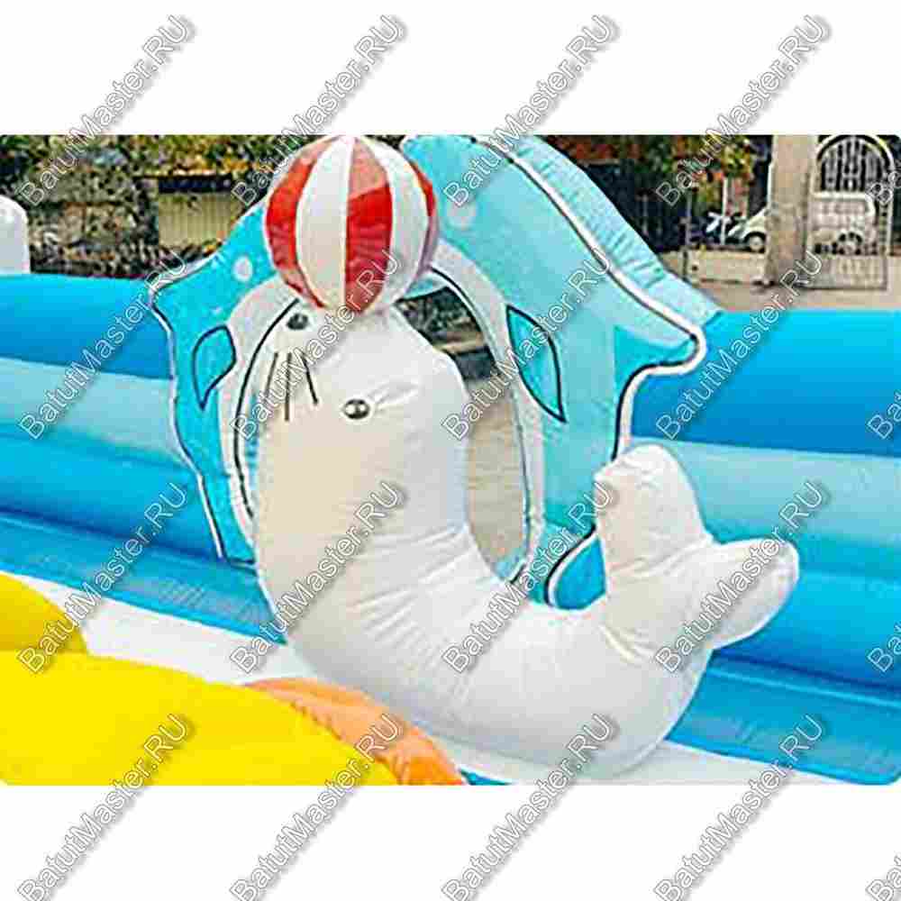 Батут для дачи "Лагуна" 6*5*2,5 м