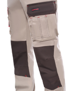 Брюки "СИРИУС-ДЖЕТ Браун" песочные с т.коричневым