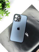Чехол стеклянный с MagSafe, на iPhone 14 Pro Max, Graphite -  Черно-серый
