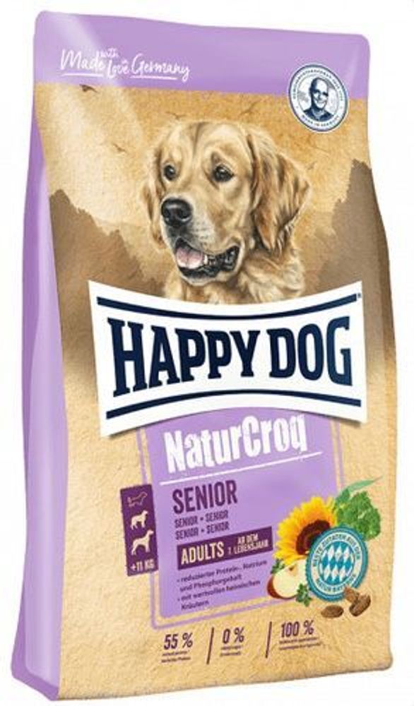 Сухой корм Happy Dog NaturCroq Senior для пожилых собак всех пород 15 кг