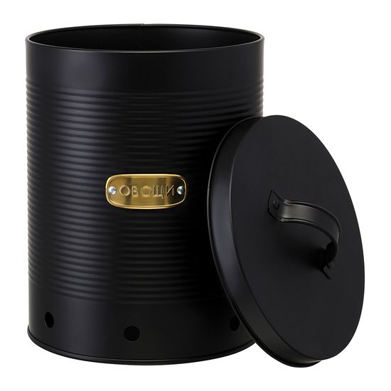 Банка для хранения овощей irmel, 6 л, графит