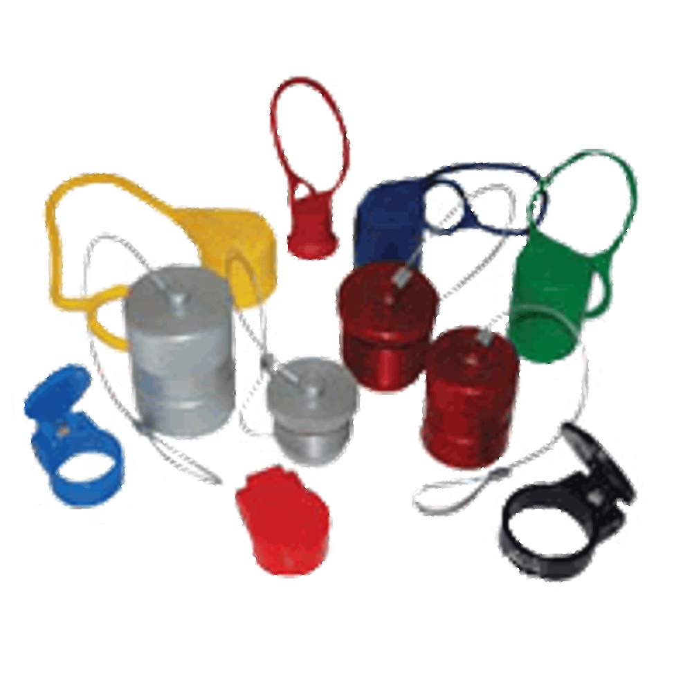Заглушка БРС 1/2&quot; VD для розетки красная