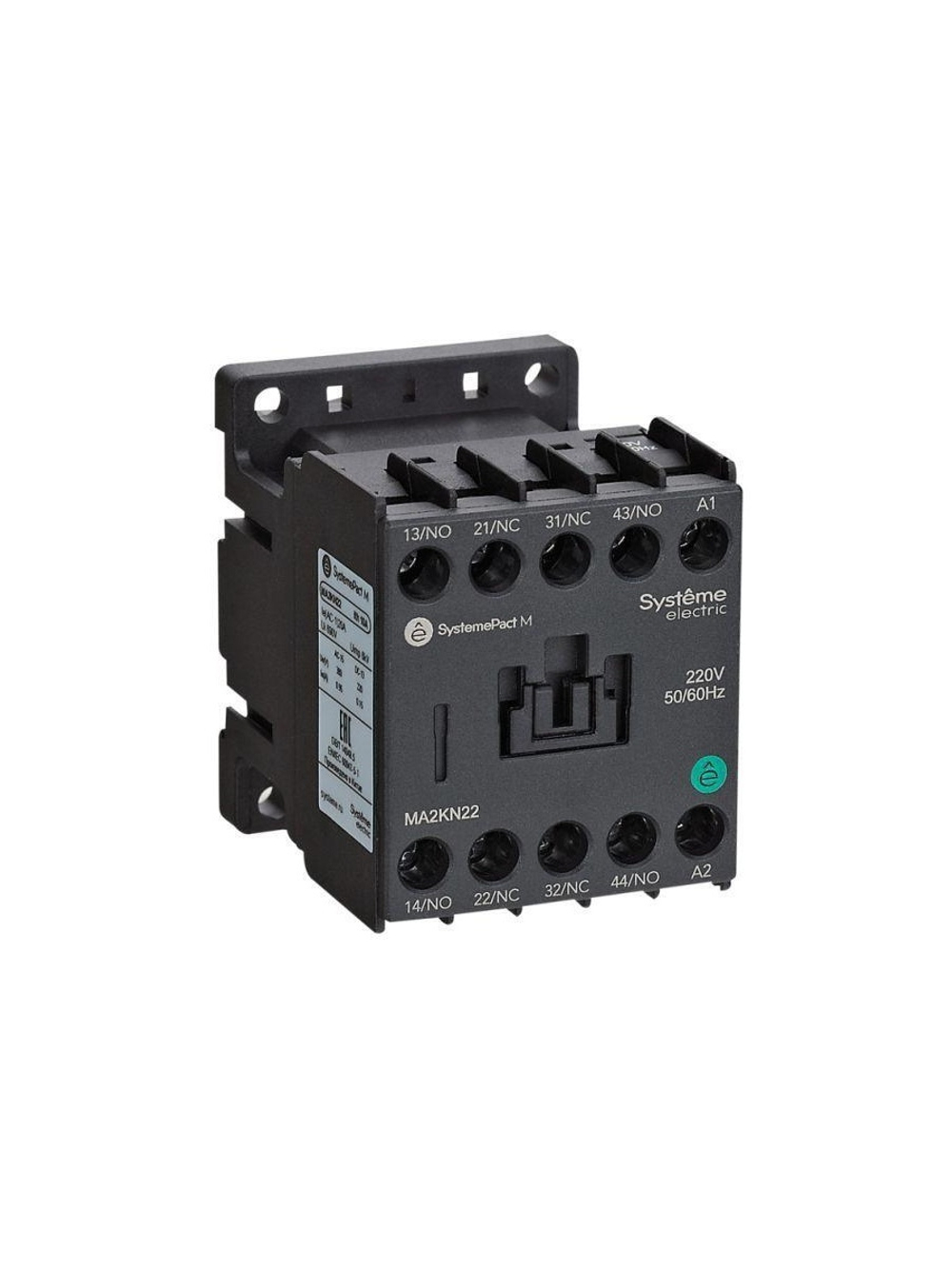 Реле промежуточное MA2K 3НО+1НЗ AC 220В 50/60Гц SE MA2KN31M7