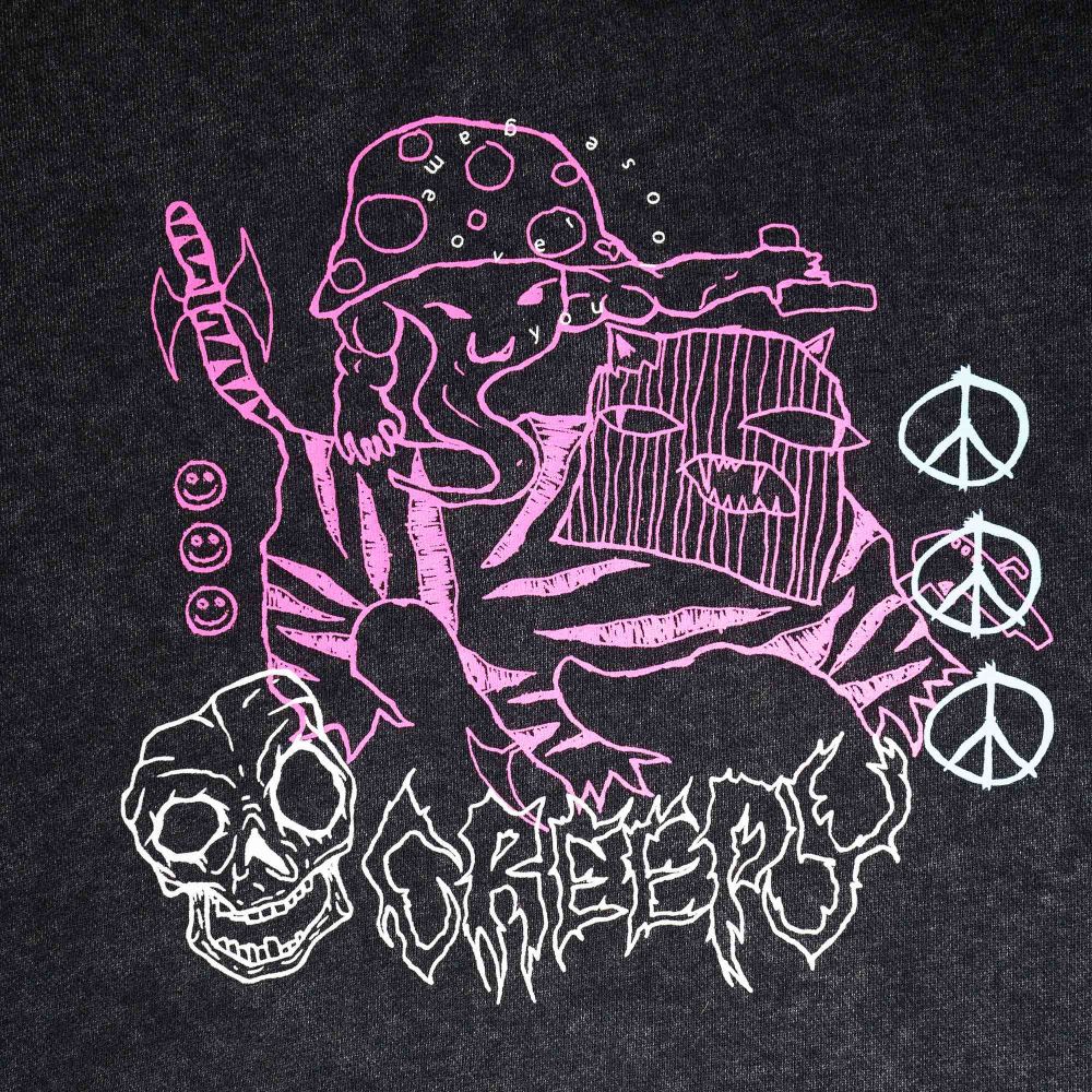 Худи Creepy Clothing Тигорг Черный